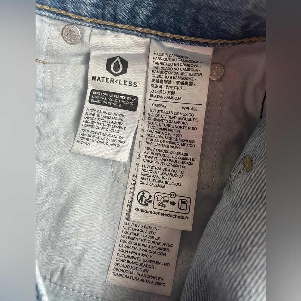Levi’s Low Pro Straight Charlie Try Medium Baggy Loose Relaxed 90s Jeans Y2K 26 - Picture 11 of 15